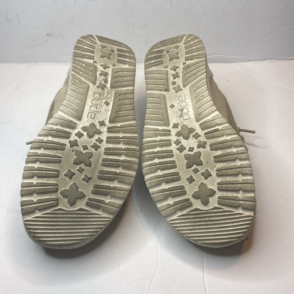 Hey Dude Beige Wendy Chambray Shoes - Picture 8 of 10